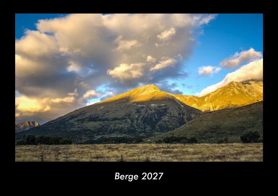 Berge 2027 Fotokalender DIN A3 - Tobias Becker