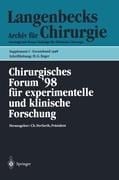 Chirurgisches Forum ¿98 - 