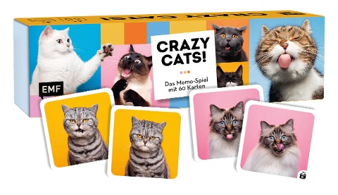 Memo-Spiel: Crazy cats! - 