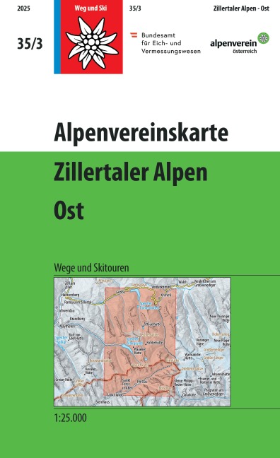 Alpenvereinskarte 1:25000 - Österreichischer Alpenverein
