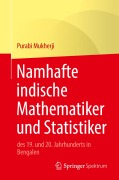 Cover-Bild zum Titel 'Namhafte indische Mathematiker und Statistiker' von 'Purabi Mukherji'