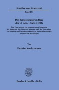 Cover-Bild zum Titel 'Die Bemessungsgrundlage des § 7 Abs. 1 Satz 5 EStG' von 'Christian Vandersmissen'