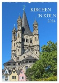 Kirchen in Köln (Wandkalender 2024 DIN A2 hoch), CALVENDO Monatskalender - sell@Adobe Stock