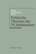 Cover-Bild zum Titel 'Politische Theorien des 19. Jahrhunderts' von ''