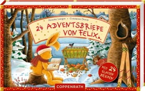 Cover-Bild zum Titel 'Brief-Adventskalenderbuch - 24 Adventsbriefe von Felix' von 'Annette Langen'