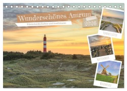 Cover-Bild zum Titel 'Wunderschönes Amrum (Tischkalender 2026 DIN A5 quer), CALVENDO Monatskalender' von 'Michael Valjak'