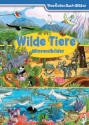 Cover-Bild zum Titel 'Wilde Tiere - Wimmelbilder - Verrückte Such-Bilder' von ''