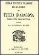 Cover-Bild zum Titel 'Della infinità d'amore' von 'd'Aragona Tullia'