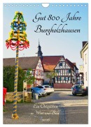 Cover-Bild zum Titel 'Gut 800 Jahre Burgholzhausen. Ein Ortsporträt in Wort und Bild 2026 (Wandkalender 2026 DIN A4 hoch), CALVENDO Monatskalender' von 'Müller Monika Cornelia'
