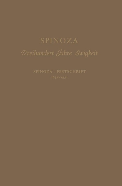 Spinoza - Benedictus De Spinoza, Siegfried Hessing