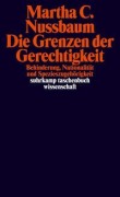Cover-Bild zum Titel 'Die Grenzen der Gerechtigkeit' von 'Martha C. Nussbaum'