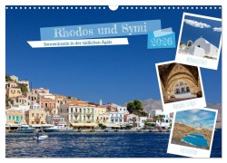 Cover-Bild zum Titel 'Rhodos und Symi (Wandkalender 2026 DIN A3 quer), CALVENDO Monatskalender' von 'Tilo Grellmann'