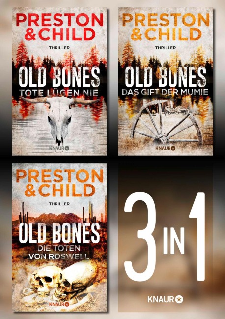 Old Bones Band 1-3. Das Cold-Case-Thriller-Bundle - Douglas Preston, Lincoln Child