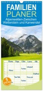 Cover-Bild zum Titel 'Familienplaner 2026 - Alpenwelten-Zwischen Wetterstein und Karwendel mit 5 Spalten (Wandkalender, 21 x 45 cm) CALVENDO' von 'Marcus Heinz'