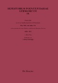 Cover-Bild zum Titel 'Verzeichnis der in den Supplikenregistern der Poenitentiarie Pius' III. und Julius' II. vorkommenden Personen, Kirchen und Orte des Deutschen Reiches (1503-1513)' von ''