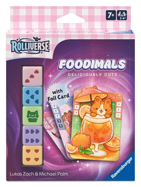 Rolliverse Foodimals - Würfelspiel ab 7 Jahre - Michael Palm, Lukas Zach