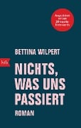 Cover-Bild zum Titel 'Nichts, was uns passiert' von 'Bettina Wilpert'