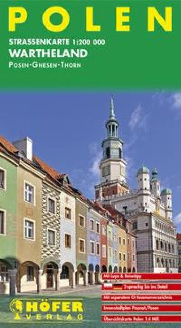 Polen - PL 005 Wartheland - Posen-Gnesen-Thorn 1:200 000 - 