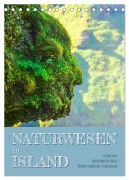 Cover-Bild zum Titel 'Naturwesen in Island (Tischkalender 2026 DIN A5 hoch), CALVENDO Monatskalender' von 'Carola Vahldiek Kathrin Schwertner'