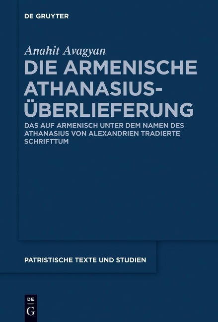 Die armenische Athanasius-Überlieferung - Anahit Avagyan