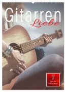 Cover-Bild zum Titel 'Gitarren Liebe (Wandkalender 2026 DIN A2 hoch), CALVENDO Monatskalender' von 'Peter Roder'