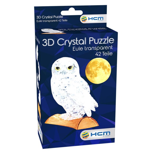 Crystal Puzzle - Eule Transparent - 42 Teile - 