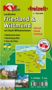 Cover-Bild zum Titel 'Friesland & Wittmund Kreiskarte, KVplan, Radkarte/Freizeitkarte/Routenkarte zur Tour-de-Fries, 1:60.00' von ''