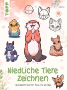 Cover-Bild zum Titel 'Niedliche Tiere zeichnen' von 'Liliyth'