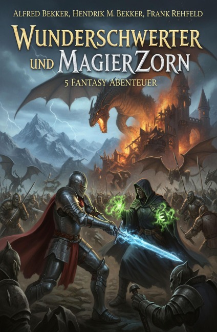 Wunderschwerter und Magierzorn: 5 Fantasy Abenteuer - Alfred Bekker, Frank Rehfeld, Hendrik M. Bekker