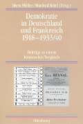 Cover-Bild zum Titel 'Demokratie in Deutschland und Frankreich 1918-1933/40' von ''