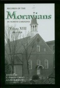 Cover-Bild zum Titel 'Records of the Moravians in North Carolina, Volume 13' von ''