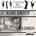 Cover-Bild zum Titel 'Glossen 5' von 'Karl Kraus'