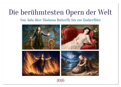 Cover-Bild zum Titel 'Die berühmtesten Opern der Welt (Wandkalender 2026 DIN A2 quer), CALVENDO Monatskalender' von 'Steffani Lehmann'