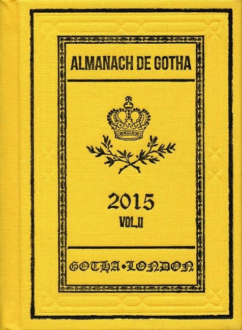Almanach de Gotha 2015 - 