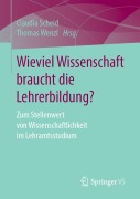 Cover-Bild zum Titel 'Wieviel Wissenschaft braucht die Lehrerbildung?' von ''