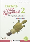 Cover-Bild zum Titel 'Diktate mit Rico Schnabel, Klasse 2 - silbierte Ausgabe' von 'Stefanie Drecktrah, Mareike Hahn'