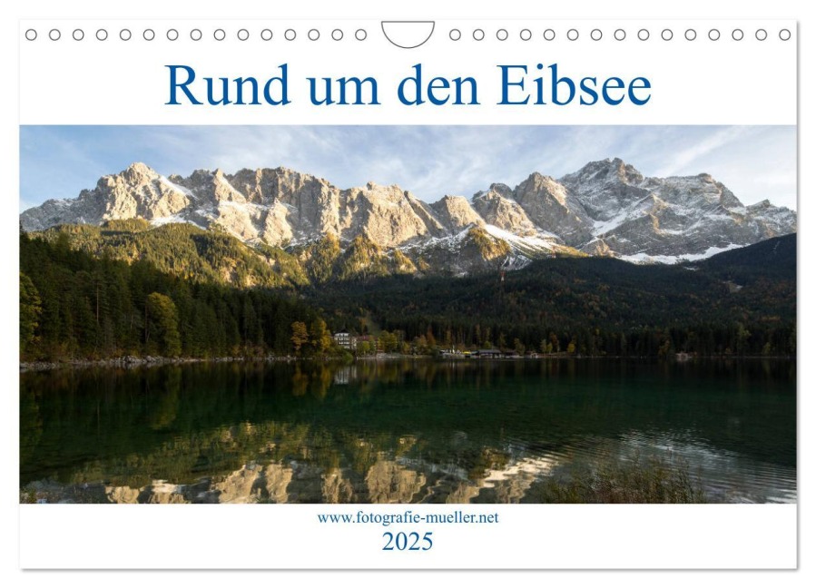 Rund um den Eibsee (Wandkalender 2025 DIN A4 quer), CALVENDO Monatskalender - Andreas Müller Fotografie