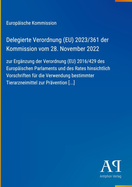 Delegierte Verordnung (EU) 2023/361 der Kommission vom 28. November 2022 - Europäische Kommission