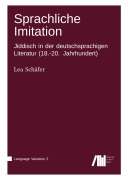 Cover-Bild zum Titel 'Sprachliche Imitation' von 'Lea Schäfer'