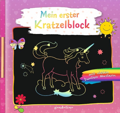 Mein erster Kratzelblock (Einhorn) - 