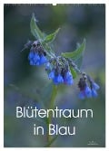 Blütentraum in Blau (Wandkalender 2025 DIN A2 hoch), CALVENDO Monatskalender - Ulrike Adam