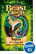 Cover-Bild zum Titel 'Beast Quest 39. Raptox, der Teufelsbasilisk' von 'Adam Blade'