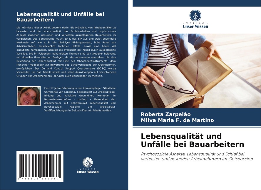 Lebensqualität und Unfälle bei Bauarbeitern - Roberta Zarpelão, Milva Maria F. de Martino