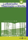 Cover-Bild zum Titel 'Lutherische Theologie und Kirche 3/2015' von ''