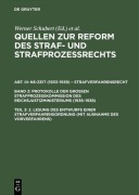 Cover-Bild zum Titel '2. Lesung des Entwurfs einer Strafverfahrensordnung (mit Ausnahme des Vorverfahrens)' von ''