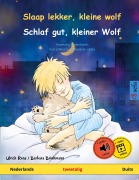 Cover-Bild zum Titel 'Slaap lekker, kleine wolf - Schlaf gut, kleiner Wolf (Nederlands - Duits)' von 'Ulrich Renz'