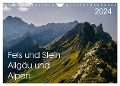 Fels und Stamm: Allgäu und Alpen (Wandkalender 2024 DIN A4 quer), CALVENDO Monatskalender - Simeon Trefoil