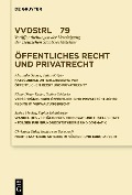 Cover-Bild zum Titel 'Öffentliches Recht und Privatrecht' von ''