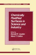 Cover-Bild zum Titel 'Chemically Modified Surfaces in Science and Industry' von ''