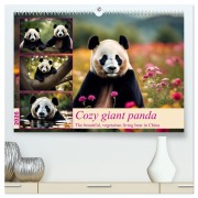Cozy giant panda (High Quality Premium Wall Calendar 2026 DIN A2 landscape),CALVENDO 12 Month Wall Calendar - Claudia Kleemann